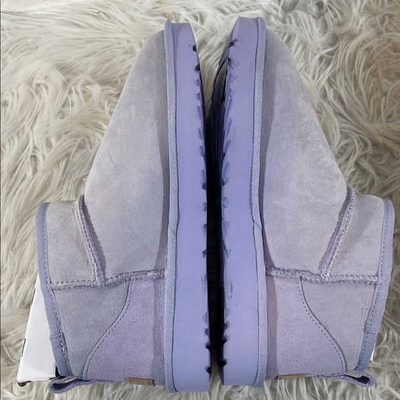 UGG Classic Ultra Mini Boot Sage Blossom Slip On Size 9 NEW - Picture 8 of 15